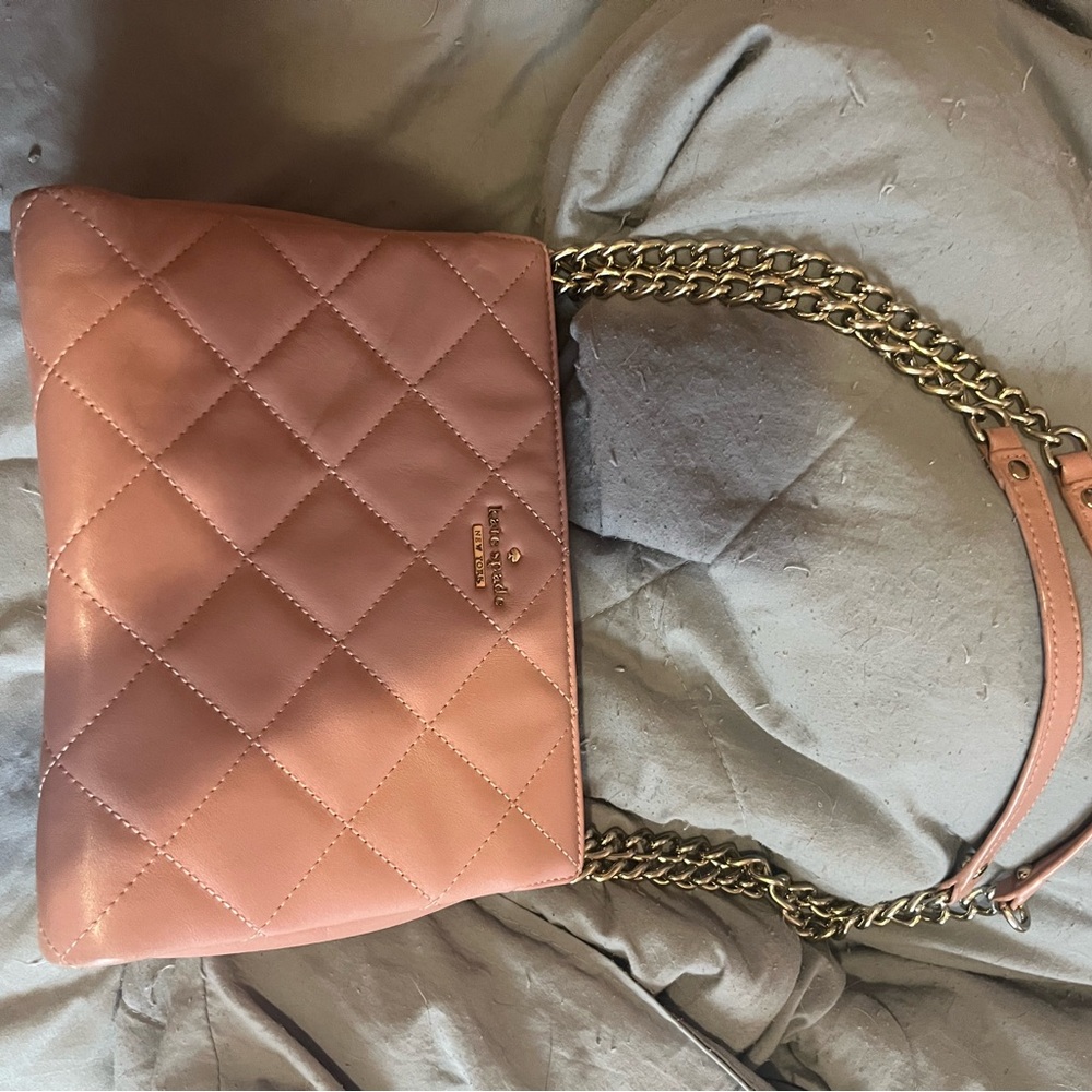 Kate spade Pink Quilted Shoulder Bag
